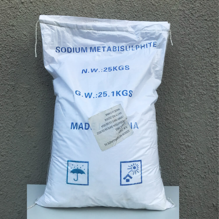 Sodium Metabisulphite 25kg Chemical Plus