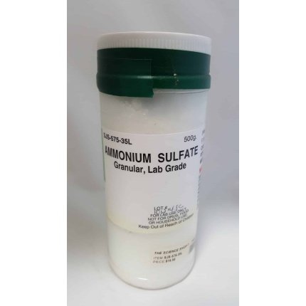 ammonium sulphate (nh4)2so4 ar 500g