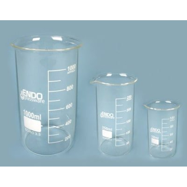 Beakers, Glass, Tall Form, 100 ml - Chemical Plus