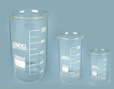 beakers, glass, tall form, 150 ml