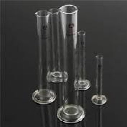 measuring cylinders, glass, spouted, 10 ml, round base, grade a