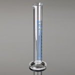 measuring cylinders, glass, spouted, 250 ml, round base, grade a