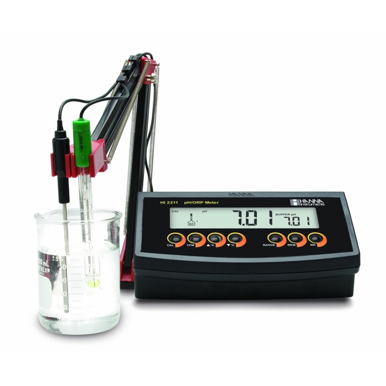 pH Meter Benchtop pH/mV Meter with 0.01 Resolution - Chemical Plus