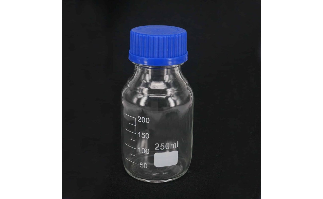 reagent bottle, 250 ml, blue screw cap