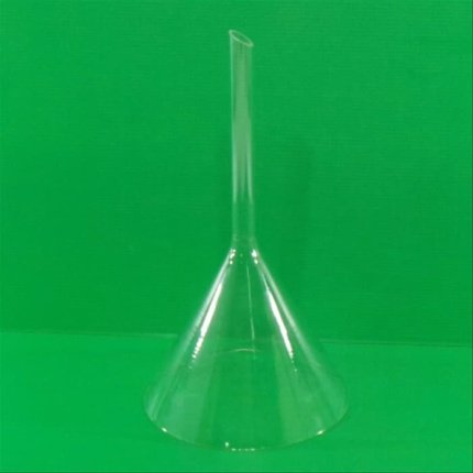 funnel, glass 150mm d, stemm 16mm