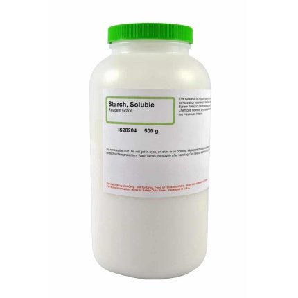 soluble starch  ( c6h10o5)n 500g ar