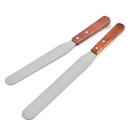 spatula knife wood handle 250mm