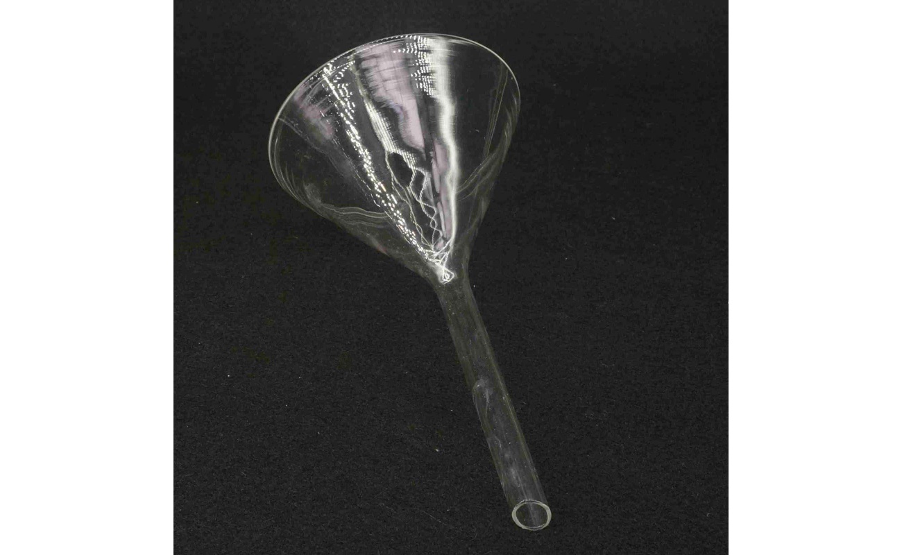 glass funnels s/stem 125mm x 16mm