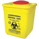 sharps container disposal 10l