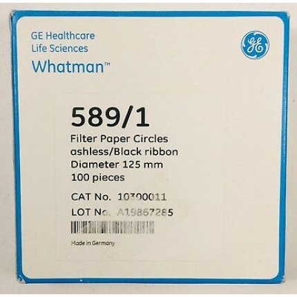 whatman quantitative  paper grade 589/1