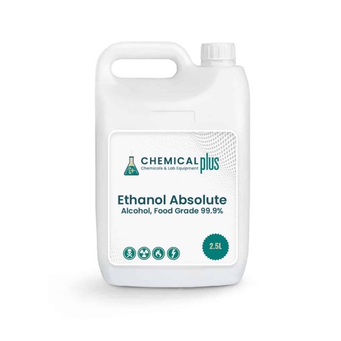 ethanol absolute alcohol,food grade 99,9% 2,5l