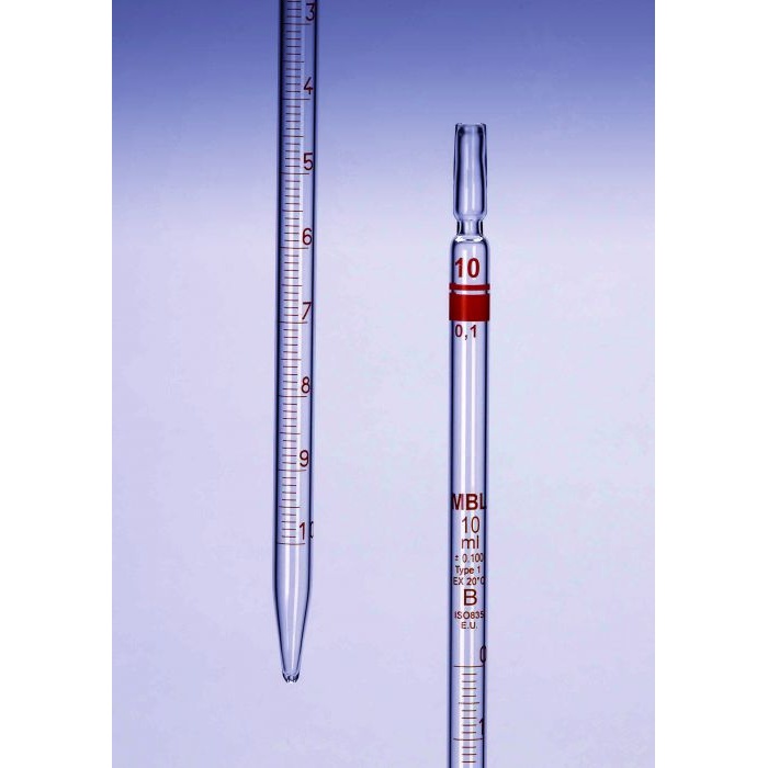 graduated glass pipette 10ml