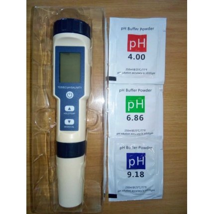 ph/tds/ec/salinity/temperature meter