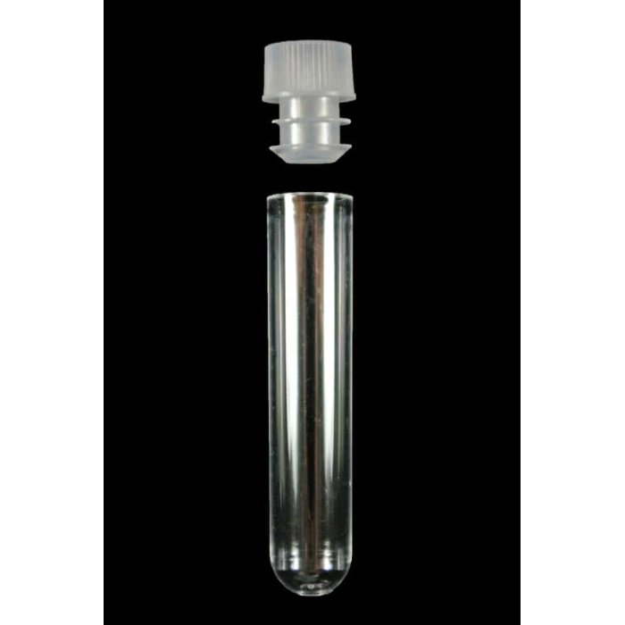 test tube, glass, with cap 16mm x100mm.
