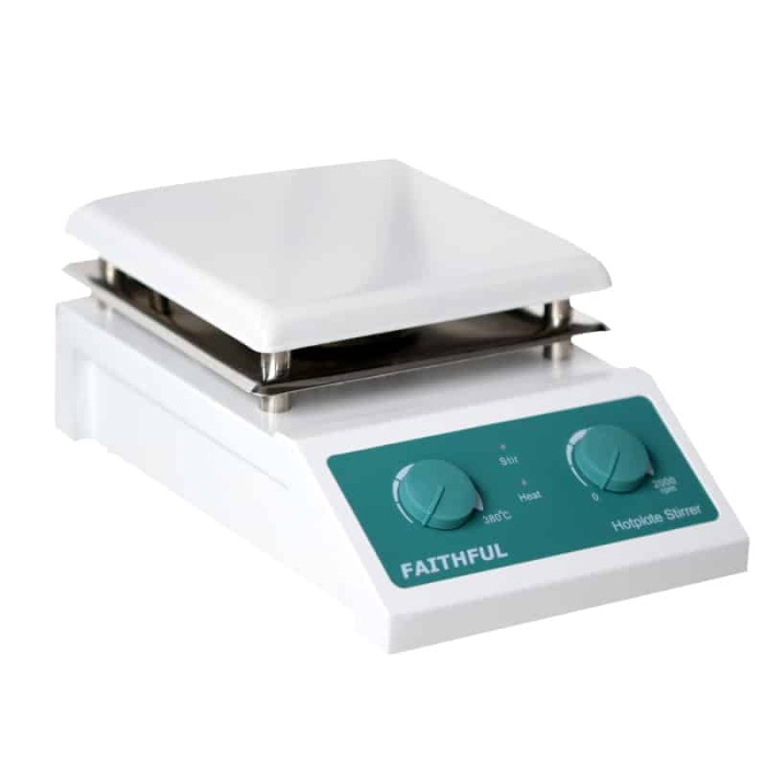 magnetic stirrer with hot plate, ceramic 190mm