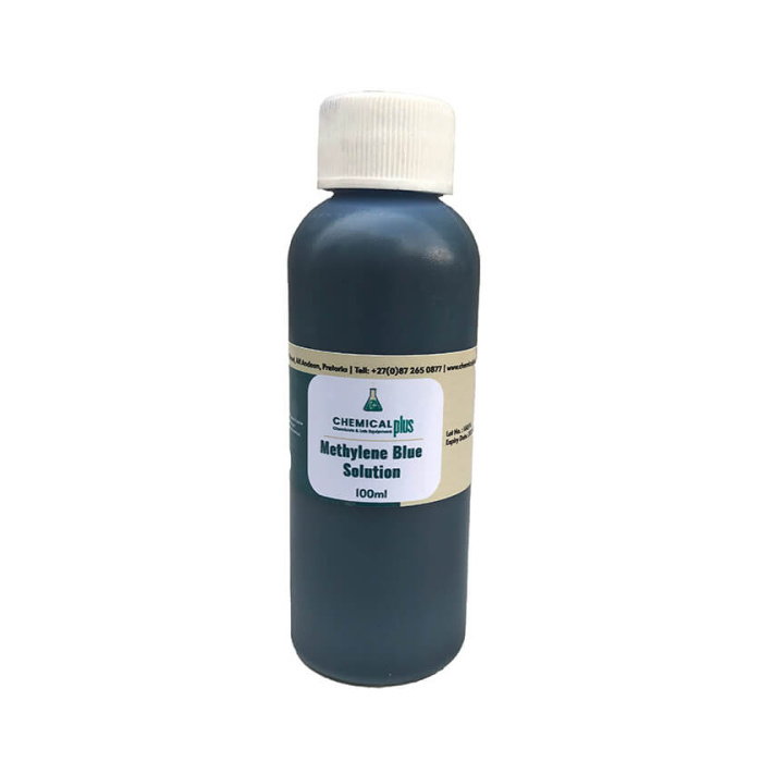 methylene blue solution 100ml for microscopy and research applications