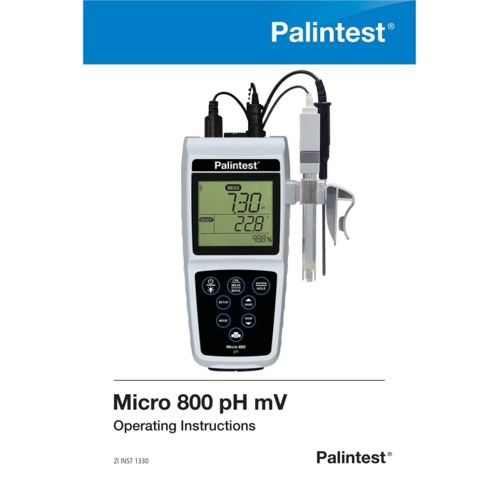 palintest ph probe micro 1 800