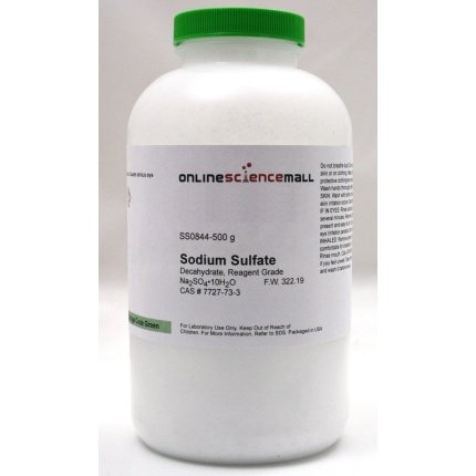 sodium sulfate decahydrate,  cp, 99% 500g
