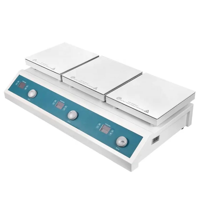 hotplate magnetic stirrer, 3 places